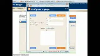 Ajouter Gadget sous Blogger