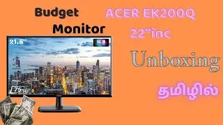 Acer 22inch | Model EK200Q | Unboxing Tamil #acer #ek200q #22inch #Review in Tamil.