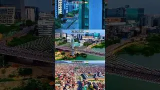 Bangalore 🇮🇳 vs Hyderabad 🇮🇳 vs Srinagar 🇮🇳 #drone #skyview #dji #asiancities #skyscraper #india