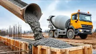 Teamwork on Construction Site | Engineers, Skilled Workers & Heavy Machines
