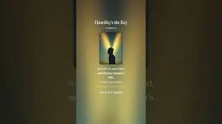 Humility's the Key