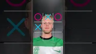 Tic-Tac-Toe w/ Morten Hjulmand 😁 #TicTacToe #TicTacToeChallenge #SportingCP #Hjulmand