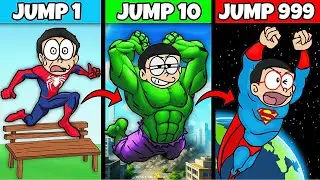 Shinchan & Nobita Transform into Superhero Body with Every Jump in Roblox😱😱|| Shinchan & Nobita Game