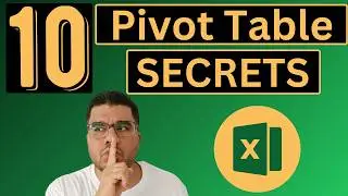 10 ADVANCED PIVOT TABLE TECHNIQUES & TRICKS that only PROS know about