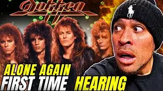 Rapper FIRST time REACTION to Dokken - Alone Again! Who are they....