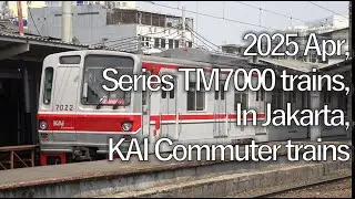 2025 Apr, Series TM7000 trains, In Jakarta, KAI Commuter trains