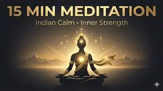 15 Minutes Indian Meditation Music 🕉️ | Deep Calm & Inner Strength | Calm Warrior Mind