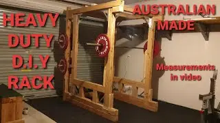 D.I.Y Wooden Squat Rack / Power Rack - Heavy Duty