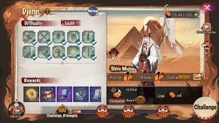 Onmyoji - Ultra Area Boss - 90100 Djenn&eacute; - Shiro Mujou - Africa