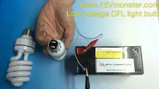 12 Volt Monster - Low Voltage Compact Fluorescent Light Bulb CFL Lamp For Any DC 12V Battery Source