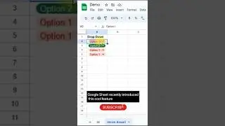 How to colour code Drop down list in Google Sheet | Imran Ansari #shortsvideo #shortsfeed #trending