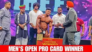 Men's Open Bodybuilding Pro Card Winner 🏆 🇮🇳 | Sheru Classic 2026