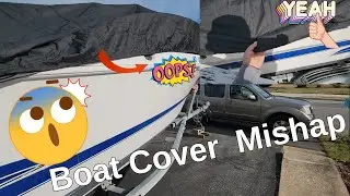 Boat Cover Mishap: Watch This Epic Fail and Crazy Moment