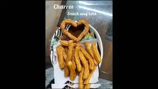 churros recipe🥨 (trying pinterest inspired snack) #easyrecipe