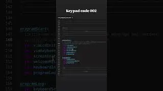 Keypad code 002 Main Program #6502 #retrocomputing #20c #assembler