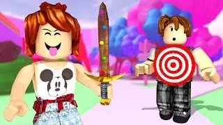 Roblox - ESPADA DE CHOCOLATE DA CRIS MINEGIRL (Knife Capsules)