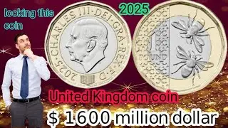 2025 UK &pound;1 Coin Worth $16! (King Charles Bee &pound;1 Coin Explained &mdash; Rarity + Value Guide)