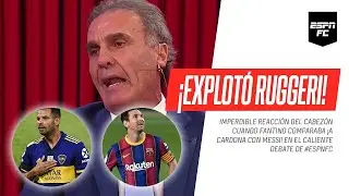 &iexcl;#RUGGERI CONTRA TODOS! El Cabez&oacute;n EXPLOT&Oacute; cuando #Fantino compar&oacute; a #Cardona &iexcl;CON #MESSI!
