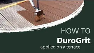 How to oil your unfinished bankirai, wooden terrace/decking with DuroGrit | Rubio Monocoat
