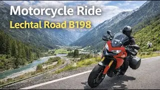Scenic Motorcycle Ride | Lechtal Road | Austria Alps | Ducati Multistrada