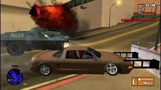 GTA San Andreas | San Fierro & Las Venturas Crazy Rampage + Twelve Star Wanted Level Escape #11