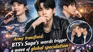 BREAKING! BTS's Suga Finally Opens Up-honest confession that rocked ARMY