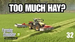 Making 40,000L Bales | Kinlaig Resort Build | #fs25