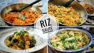 4 recettes de Riz Saut&eacute; facile et rapide pour sublimer du simple riz blanc