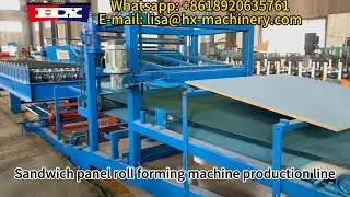 Sandwich panel roll forming machine production lin