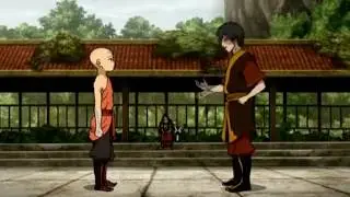 Aang aprende a desviar rayos / Aang desv&iacute;a un rayo | Avatar La Leyenda de Aang