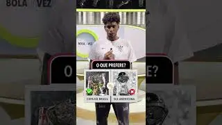 Campe&atilde;o paulista pelo Corinthians, Hugo respondeu quais s&atilde;o suas prefer&ecirc;ncias no futebol #shorts