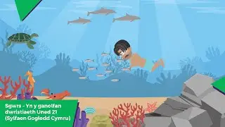 Sgwrs &ndash; Yn y ganolfan dwristiaeth Uned 21 (Sylfaen Gogledd Cymru)