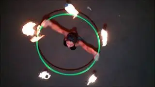 Hula Hoop Fire & Led video - הולה הופ אש ולד