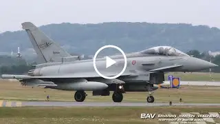 Eurofighter EF2000 Typhoon - Italian Air Force MM7318 & MM7324 - takeoff at Neuburg Air Base