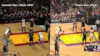 NBA 2K14 Xbox 360 vs PS4/Xbox One | Jeux vid&eacute;o par Gamekult