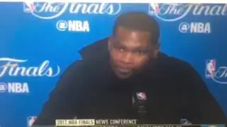 KEVIN DURANT POST GAME PRESS CONFERENCE RIHANNA BEEF NEWS CONFERENCE 6/1/2017
