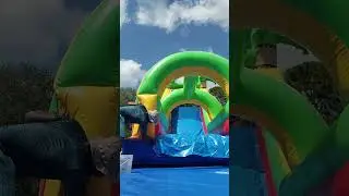 Cleaning a water slide