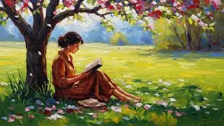 A Peaceful Rural Escape | Romantic Oil Painting Art