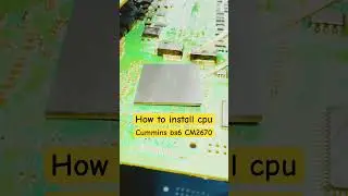 How to installation CPU in every laptop board #diy #cpu #laptop #bdm #electronics #components #ems
