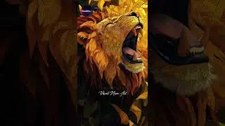 Vibrant Mosaic Art | Expressive Animal Movements in Stunning Detail 🎨✨ #AIArt #ArtShorts #MosaicArt