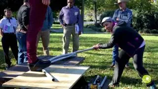 Building a Movable High Tunnel, Part 2 of 4:  How to bend the hoop
