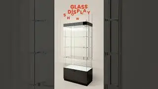 Glass Display Showcase with Modern Features #shopping #showcase #italvertrineshowcase #glassshowcase