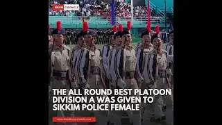Лучшим взводом дивизиона А в целом стала женская полицейская из Сиккима.
