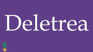 How to Pronounce ''Deletrea'' (He/She Spells) Correctly in Spanish 🇲🇽