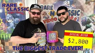He keeps selling me his RARE NES GAMES.