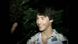 Keanu Reeves interviewed by Marla Lukofsky in 1985 for his first big movie