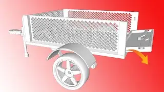 3D printed Crawler Trailer With functional back door | Scale Addiction