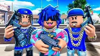 I Made The MOST DANGEROUS GANG In Roblox Hood Game Blockspin