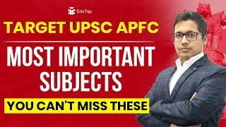 UPSC APFC Preparation Strategy | EPFO APFC Recruitment | Study Plan for APFC | APFC Exam Syllabus