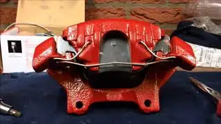 16 Alfa 156 (Installing front Brakes and steel braded brake lines)